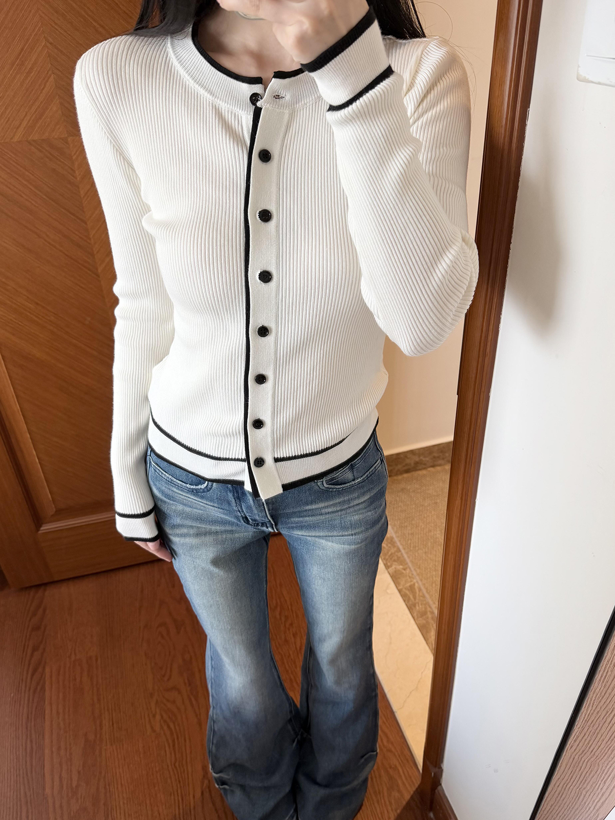 French Style Knit Cardigan Women's Fall Lazy Soft Base Layer Top - Style 5cd272 - Image 3
