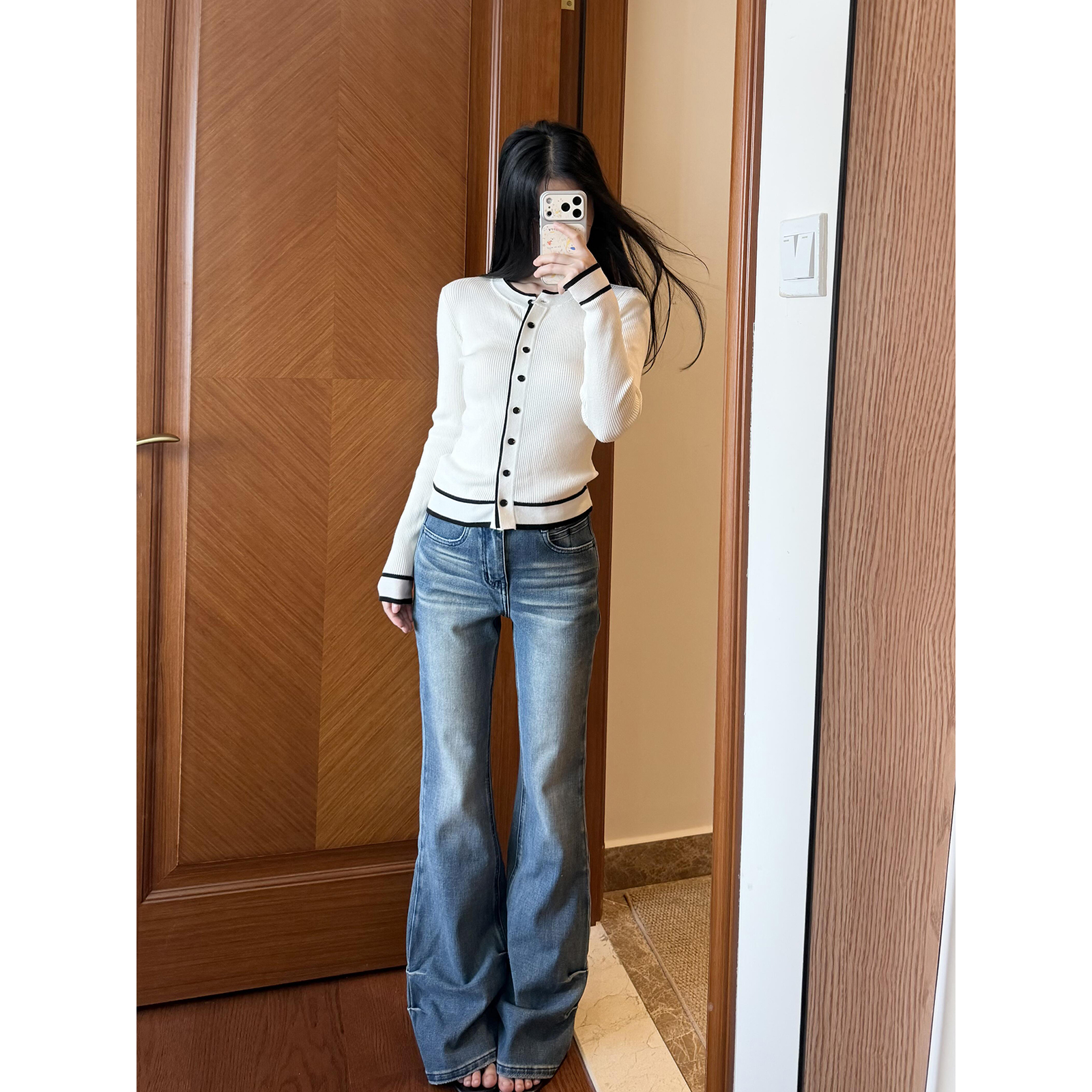 French Style Knit Cardigan Women's Fall Lazy Soft Base Layer Top - Style 5cd272 - Image 5